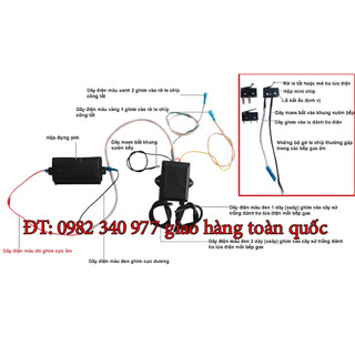 IC đánh lửa bếp ga âm 2 bếp - pin đại 1.5v