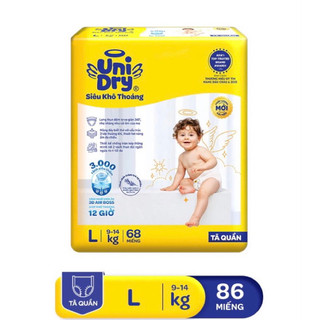 tã quần unidry M74/ L68/XL60/XXL54