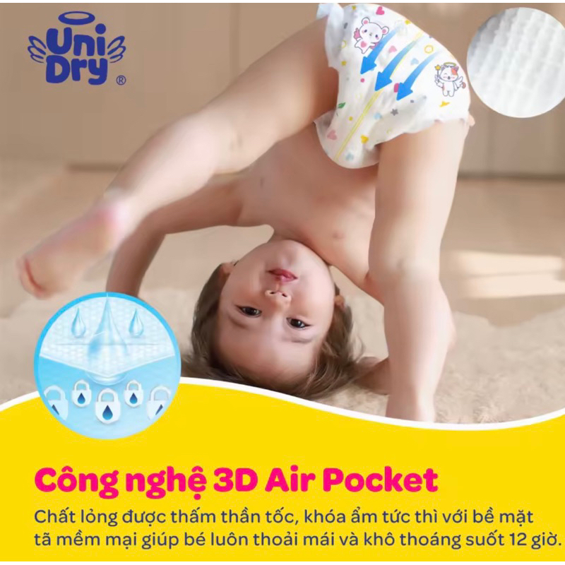 Tã quần unidry XL60  mẫu mới