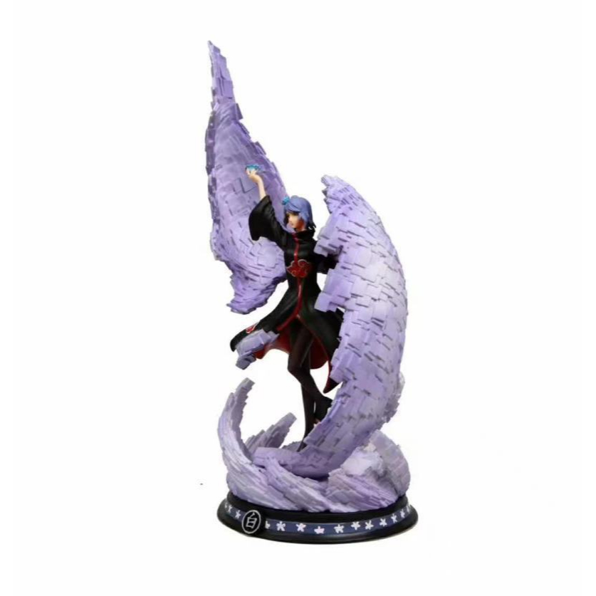 Mô hình  Naruto Konan thần giấy cao 40cm - Mô Hình Nữ Anime KonanManga Naruto decor trang trí bàn học bàn làm
