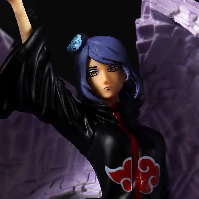 Mô hình  Naruto Konan thần giấy cao 40cm - Mô Hình Nữ Anime KonanManga Naruto decor trang trí bàn học bàn làm