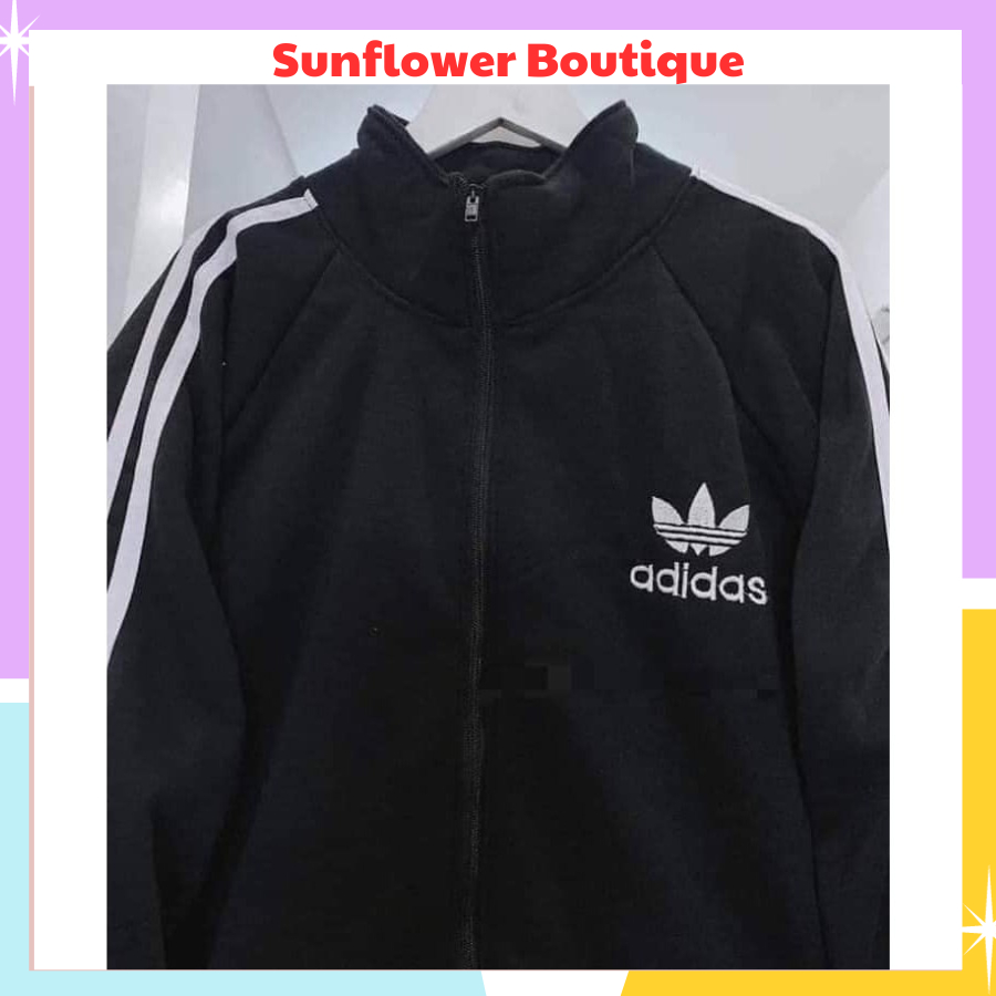 Áo khoác nỉ thêu logo adi.das, áo nỉ hoodie phối 3 sọc kẻ tay với đa dạng màu sắc