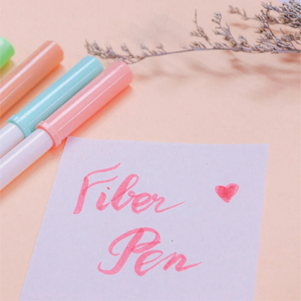 Bút Dạ Màu Bút Lông Màu 20 Màu SWMC008 Pastel Washable Fiber Pen Bút Lông Màu Rửa Được Thiên Long Camshop