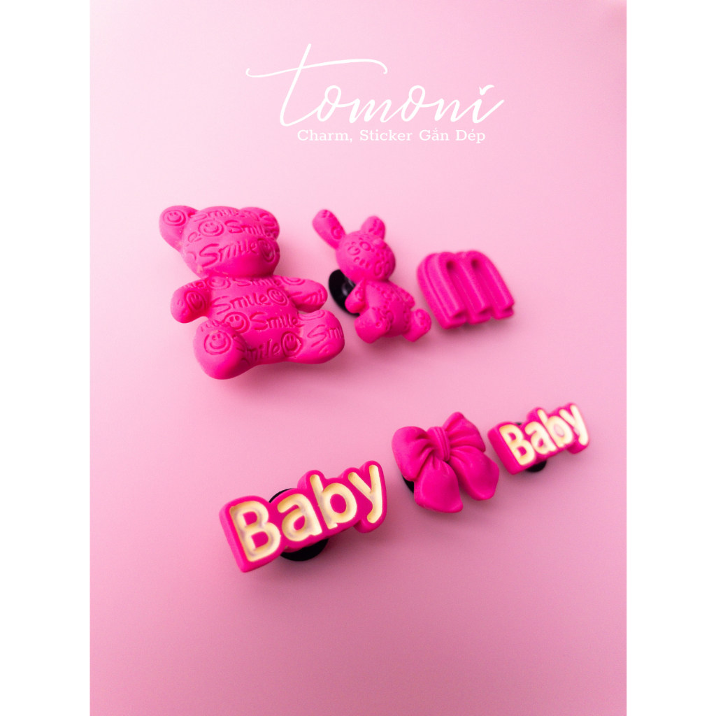 Sticker Gắn Dép Sục - Jibbitz, Hình Charm Trang Trí Giày Dép DIY Cute - HQ67