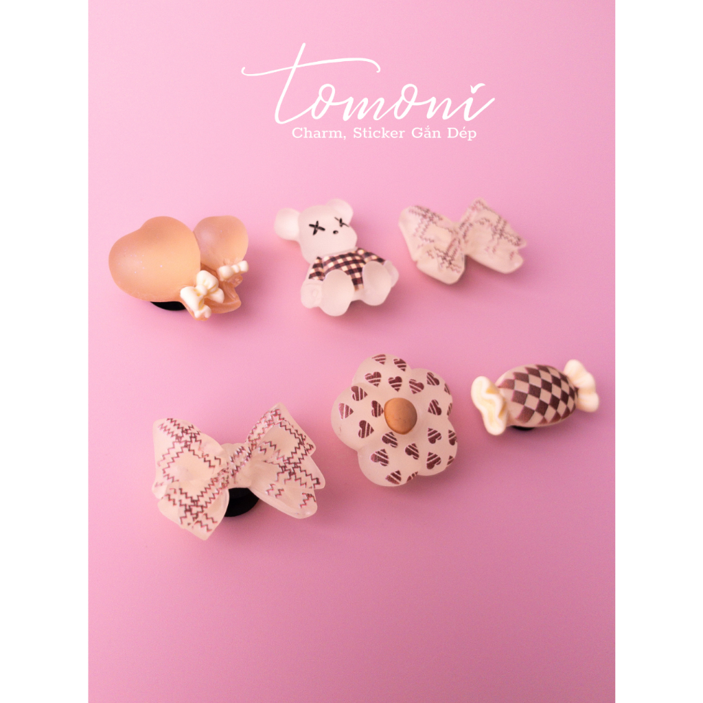 Sticker Cute Gắn Dép - Jibbitz, Charm DIY Trang Trí Giày Dép Xinh Xắn HQ65
