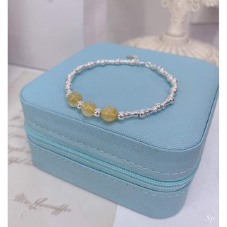 Charm ống bạc xâu vòng
