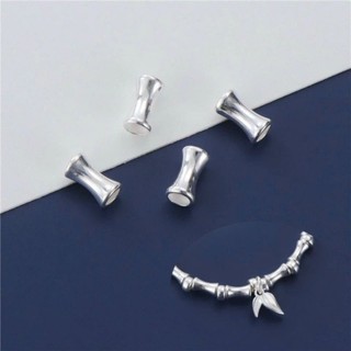 Charm ống bạc xâu vòng