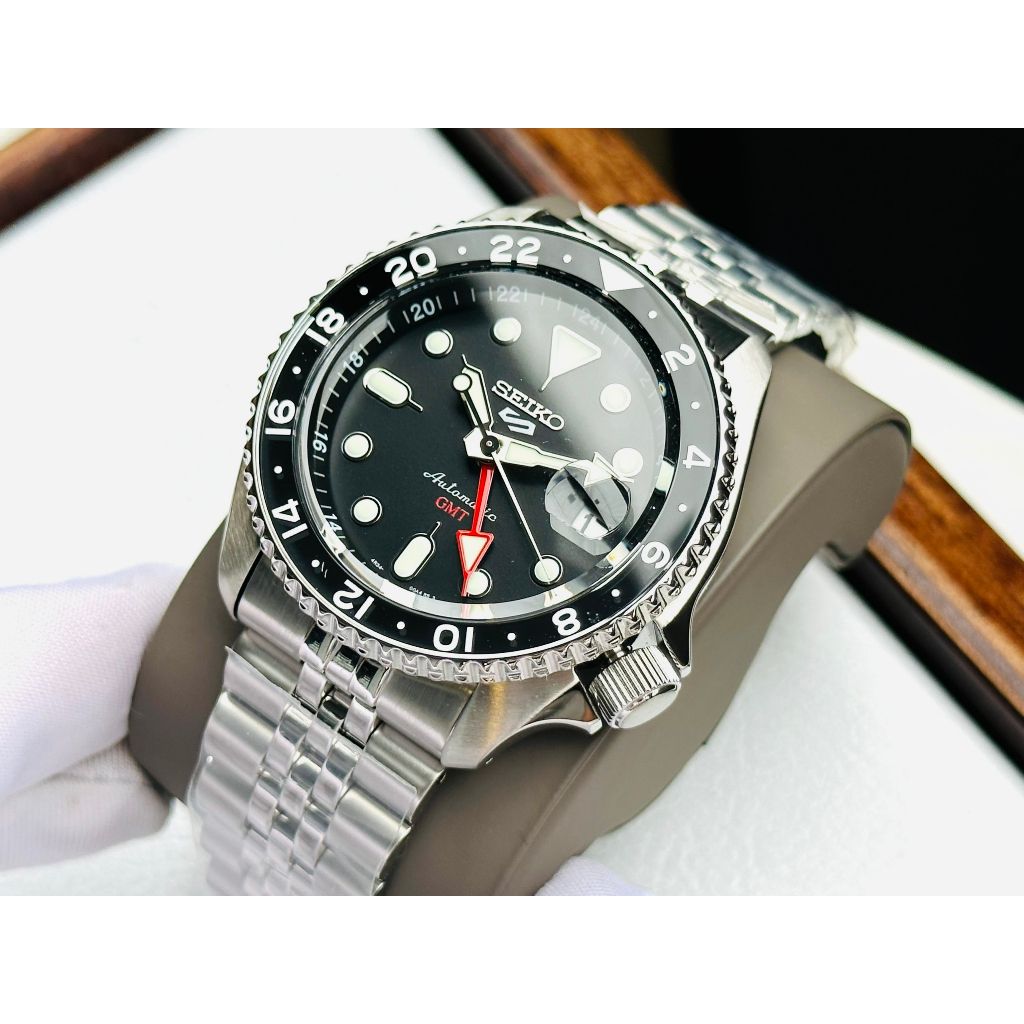 Đồng Hồ Nam SEIKO Sport BATMAN GMT SSK001K1 Chính Hãng Tặng Dây Da Cao Cấp