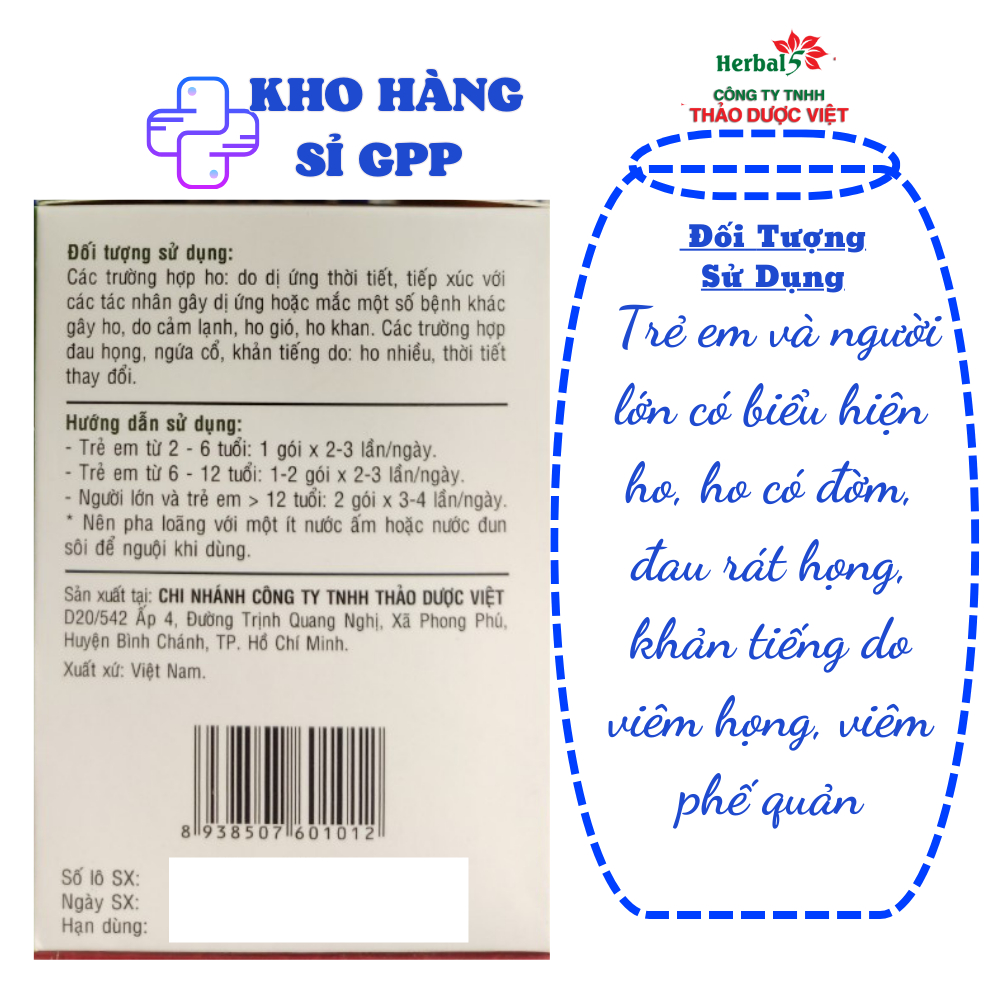 Siro ho Ong Vàng Chai 100ml Giảm ho- viêm họng-hết khò khè