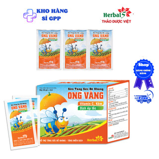 Siro tăng sức đề kháng Ong Vàng Hỗ trợ tăng sức đề kháng-miễn dịch