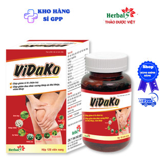 Xương Khớp VIDAKO (Hộp 120 viên nang) hỗ trợ hoạt huyết - giảm tê bì chân tay