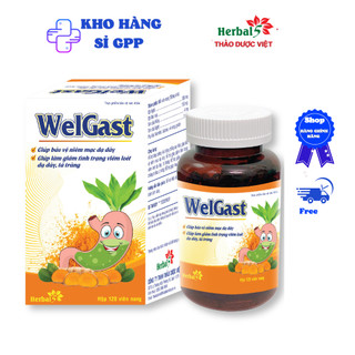Dạ Dày WelGast ( Hộp 120 Viên Nang) Hổ trợ tăng cường khả năng chống oxy hóa