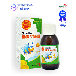 Siro ho Ong Vàng Giảm ho- viêm họng-hết khò khè