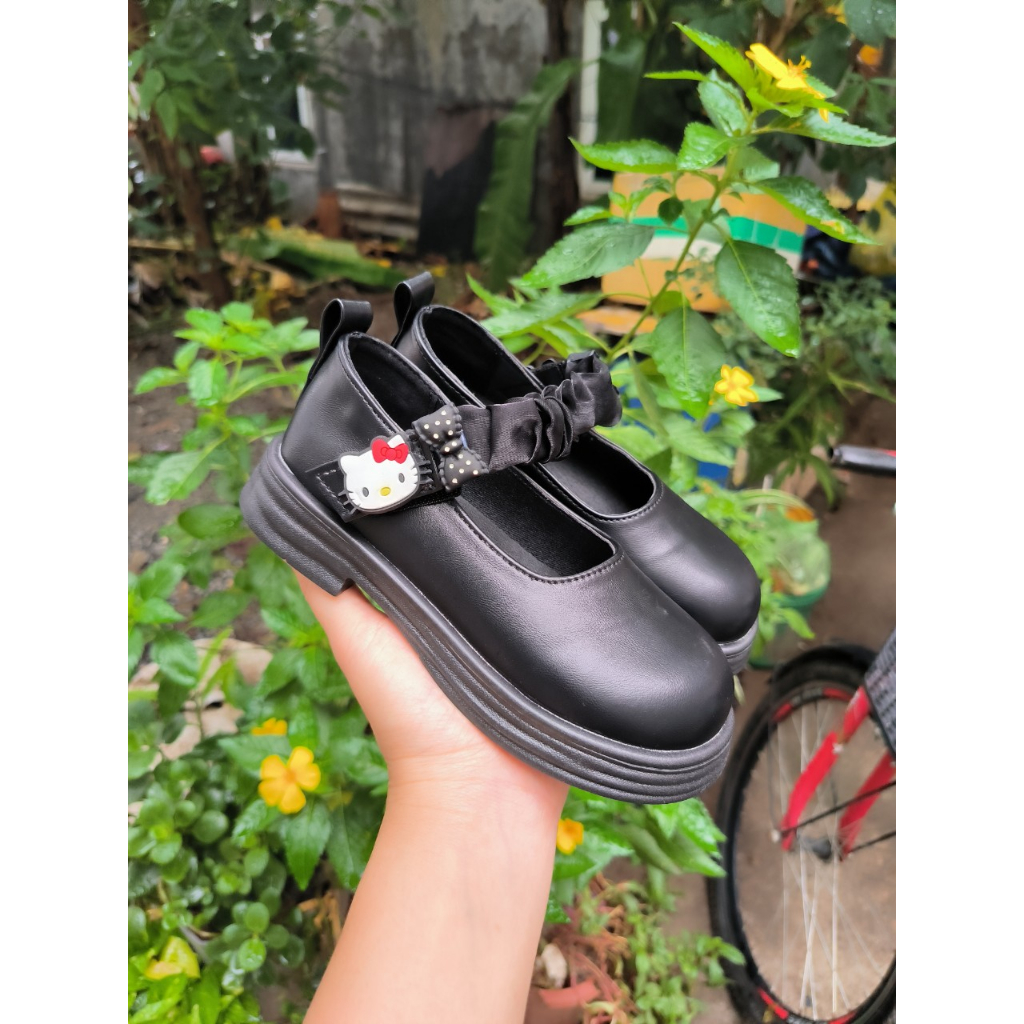 Giày Búp Bê Bé Gái Da Mềm Quai Nhún, Giày Công Chúa Cho Bé Gái Đính Tag Siêu Xinh Size 26-36