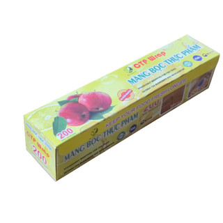 Màng bọc thực phẩm Hàn Quốc CTP Wrap 200 ( hộp vàng)