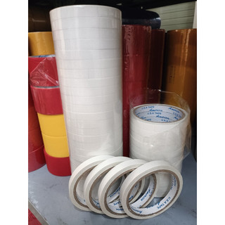 1 cây (25 cuộn) băng keo 2 mặt trắng 12mm