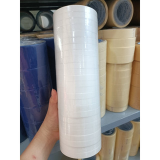 1 cây (25 cuộn) băng keo 2 mặt trắng 12mm