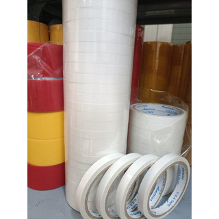 1 cây (25 cuộn) băng keo 2 mặt trắng 12mm