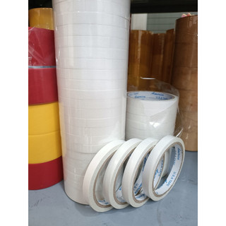 1 cây (25 cuộn) băng keo 2 mặt trắng 12mm