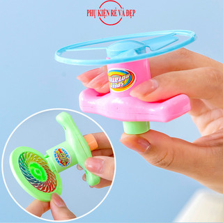 Đồ chơi con quay ngoài trời cho trẻ em - Con quay đồ chơi Fidget Spinner hình đĩa bay, con quay 3 trong 1