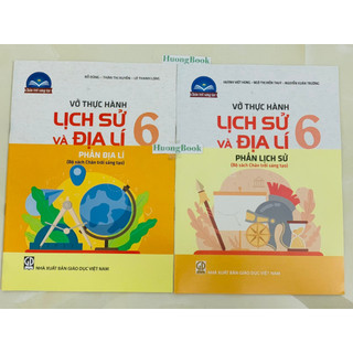 Sách - combo 2 vở thực hành lịch sử và địa lí 6