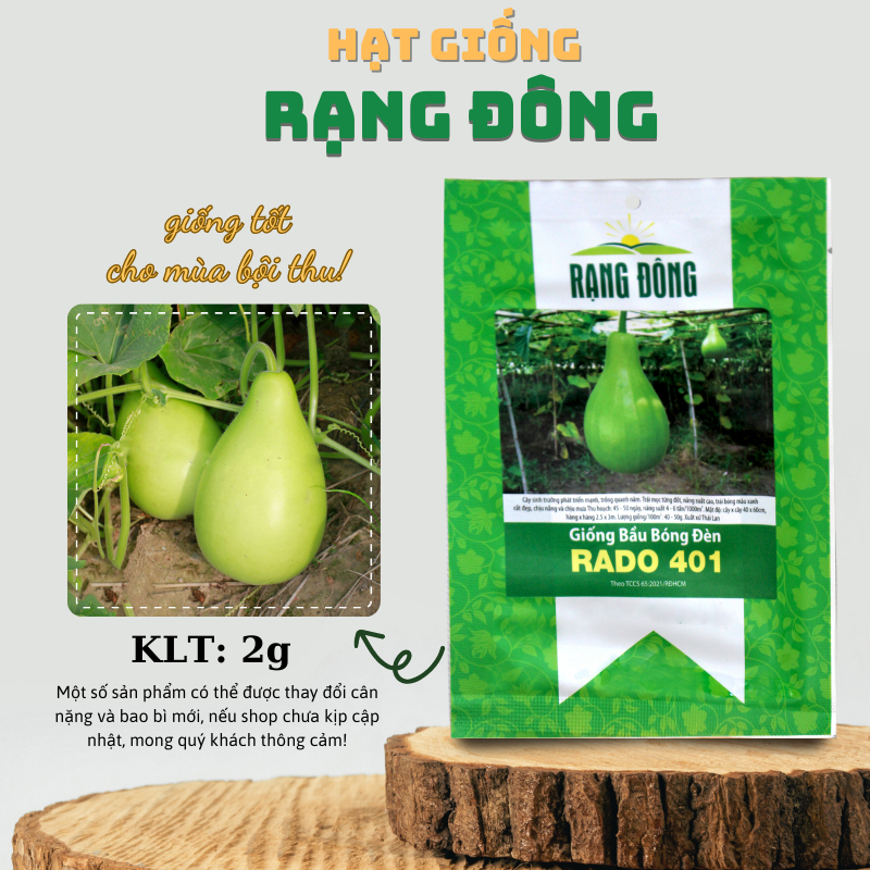 Hạt giống Bầu Bóng Đèn, trái đẹp, năng suất cao, 1gr