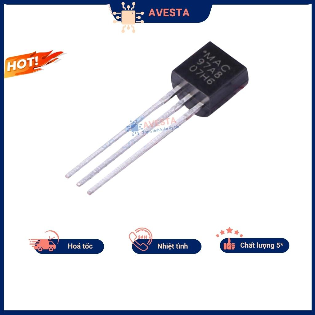 Triac MAC97A8 600V 0.8A chân cắm chính hãng đảm bảo chất lượng Avesta