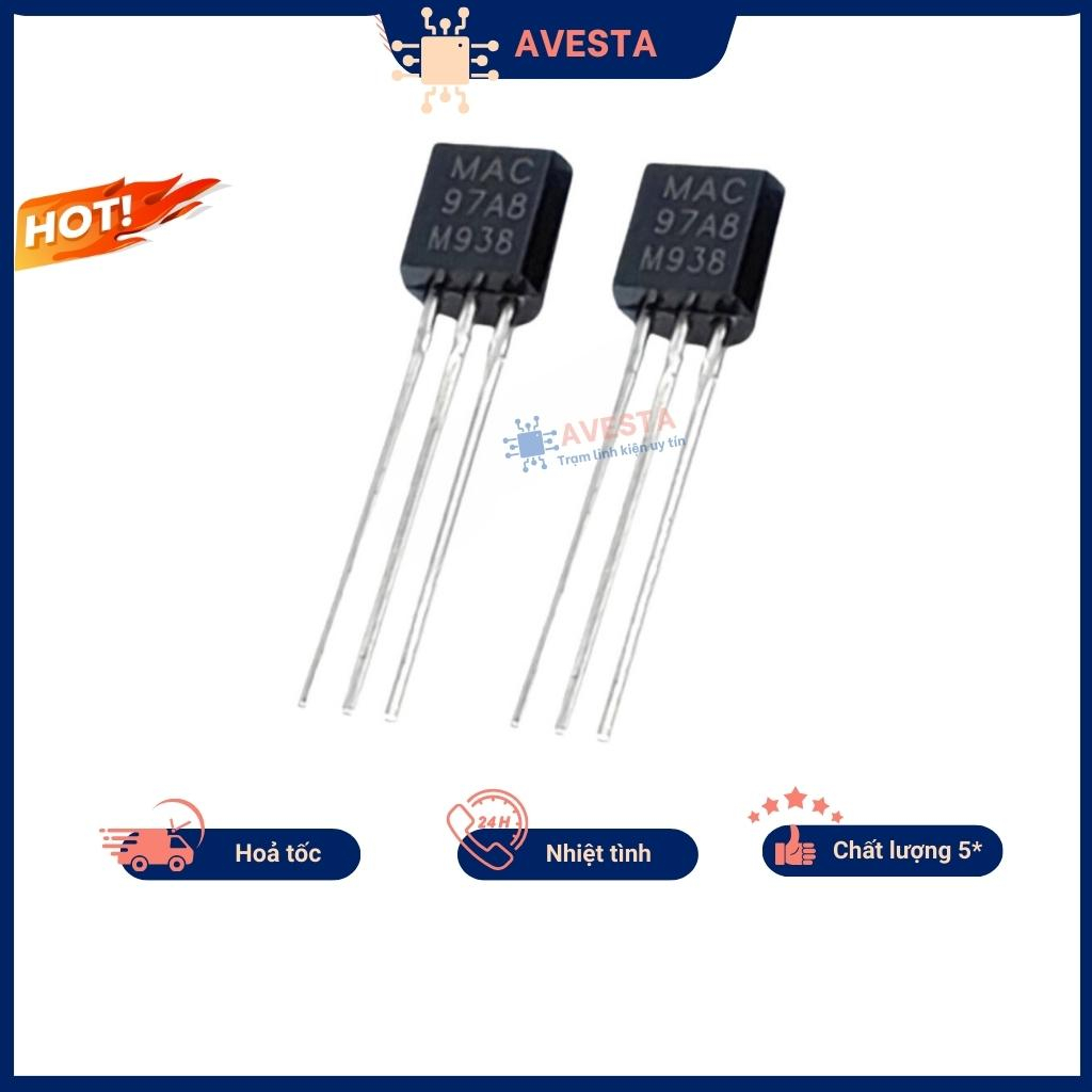 Triac MAC97A8 600V 0.8A chân cắm chính hãng đảm bảo chất lượng Avesta