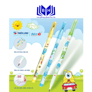  Combo 10 - 30 chiếc Bút chì khúc HB Thiên Long Điểm 10 TP-PC005 - Lõi chắc chắn nét đậm ít bột 