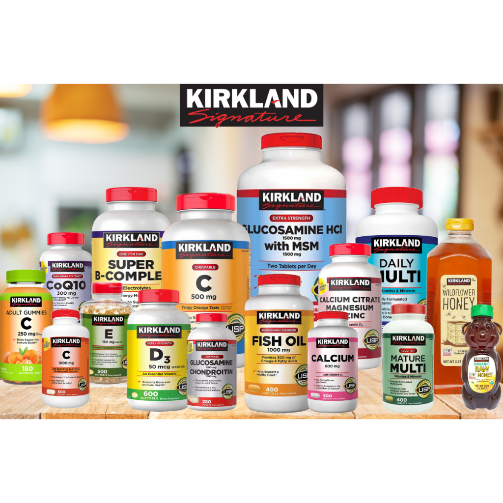 Vitamin c 1000mg Kirkland Signature hỗ trợ tăng đề kháng, sáng da hộp 500 viên extaste