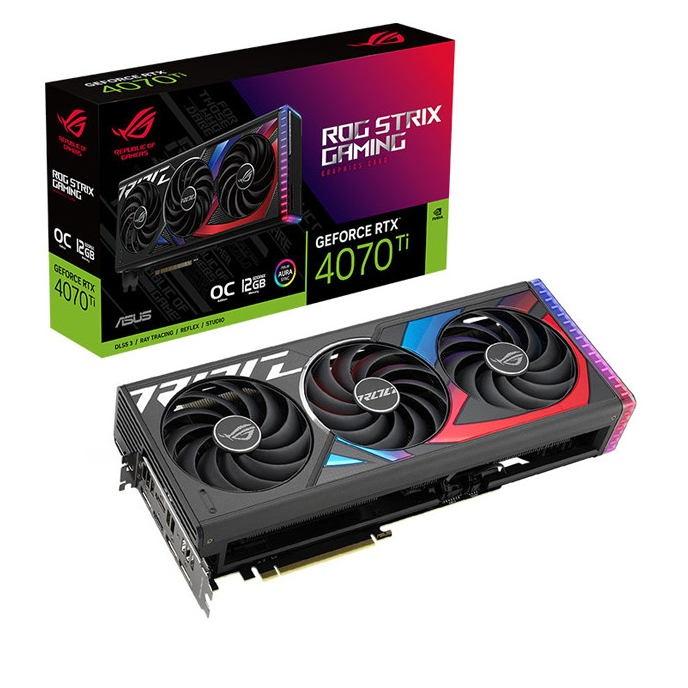 VGA  ASUS ROG STRIX RTX 4070 TI OC 12GB GAMING HÀNG NHẬP KHẨU BH 36 THÁNG
