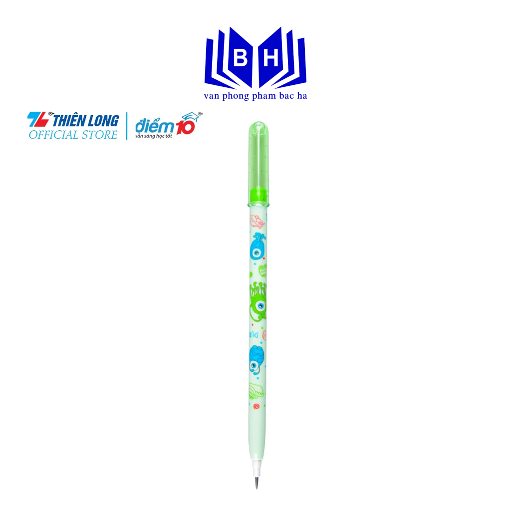 Bút chì khúc HB Thiên Long Điểm 10 TP-PC005 - Lõi chắc chắn nét đậm, ít bột