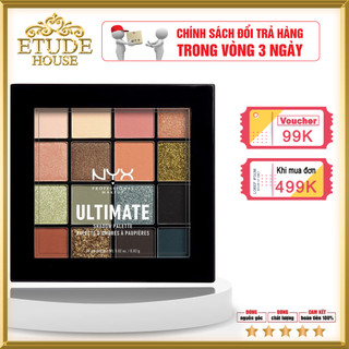Bảng phấn mắt NYX độc đáo 16 màu ấm trung tính 268