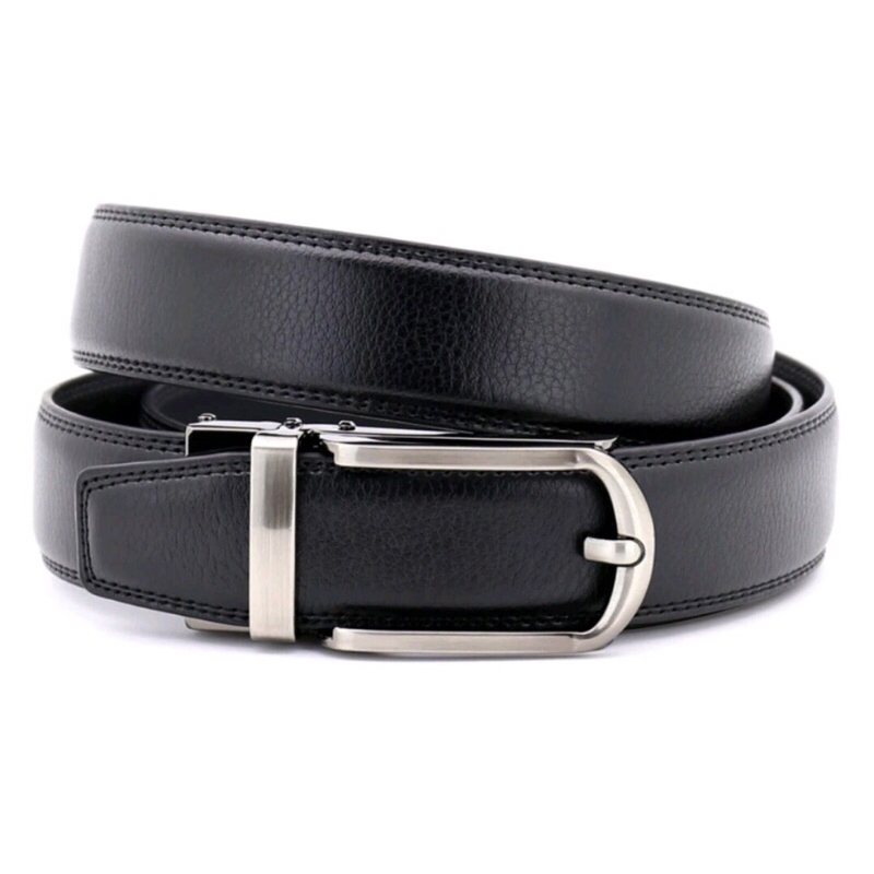 Thắt Lưng Nam Nử Da Thật TM33 bản 3.1cm khoá tự động giả kim sành điệu