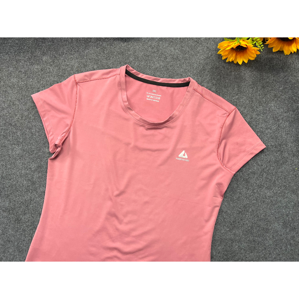 Áo thun nữ big size tập thể thao GYM -YOGA ,chất thun lạnh poly co giãn