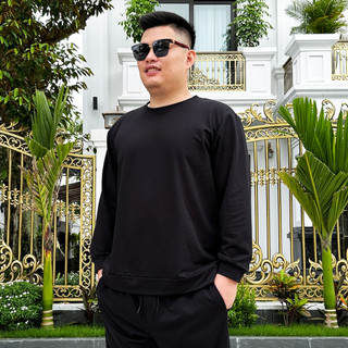 Áo thun thu đông Big size từ 85-130kg dài tay cho nam giới Bigsizevn