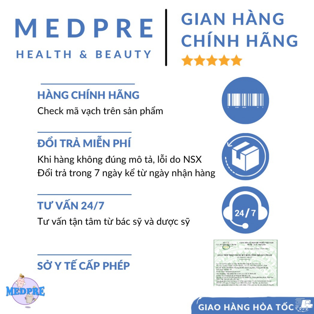 Bông tẩy trang từ hoa Cotton Aricamun - Hộp 20 miếng + 1 túi giặt bông - Medpre
