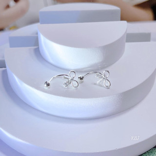 BÔNG TAI BẠC TA CỎ 4 LÁ KIỂU MỚI
