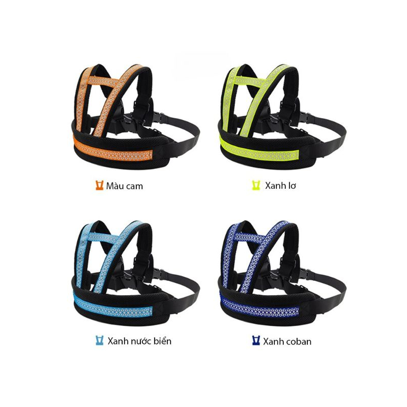 Đai đi xe máy cho bé 1-10 tuổi dodoto, đeo vai, thắt lưng, đai giữ bé ngồi xe máy