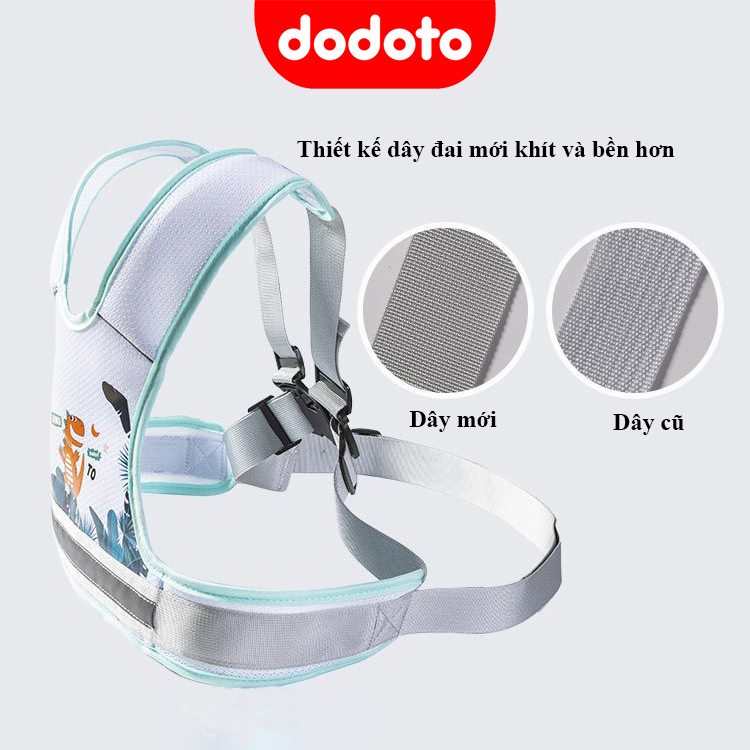 Đai đi xe máy cho bé 1-10 tuổi dodoto, đeo vai, thắt lưng, đai giữ bé ngồi xe máy