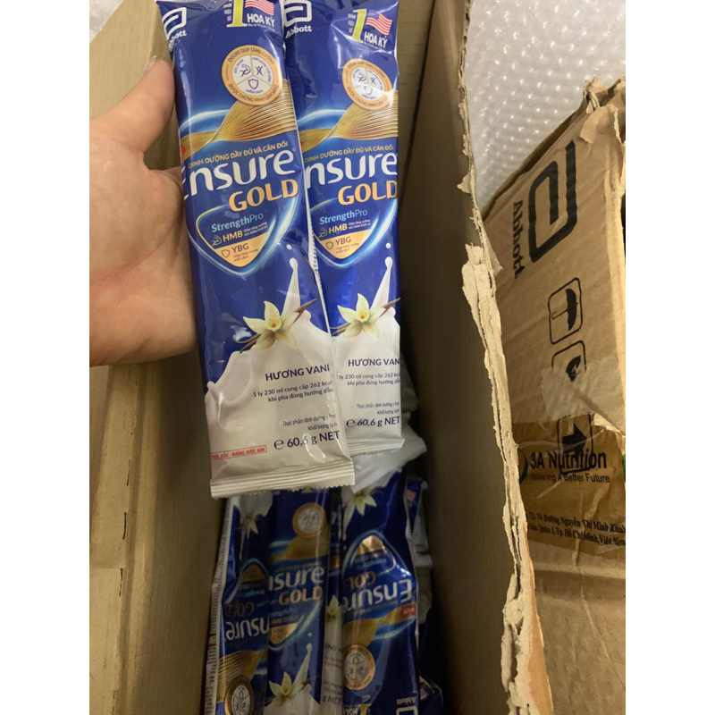 Ensure gói hương vani loại mới có thêm YBG tăng cường sức đề kháng hạn 05/2025