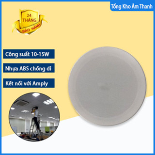 ( Ưu Đãi Lớn ) Loa âm trần 15W nghe nhạc du dương , nhẹ nhàng dành cho slon tóc - quán bi a - nhà hàng - bệnh viên