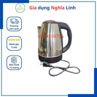 Ấm siêu tốc mini Electric Kettle 1L8 hàng cao cấp BH 6 tháng