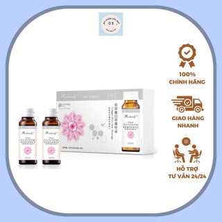 Nước uống trắng đẹp da Rose Beauty Collagen - Hộp 8 chai