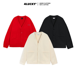 Áo khoác cardigan 4lucky 6118 - chất nỉ dày dặn ấm áp