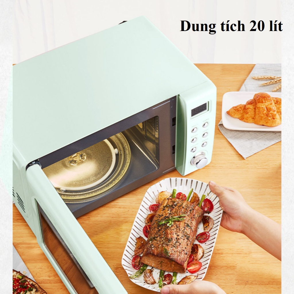 Lò vi sóng đa năng Xiaomi Qcooker CR-WB01A dung tích 20Lvới 6 chức năng, 3 chế độ rã đông