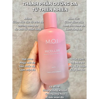 Bông tẩy trang MOI miếng bông mềm và dai gói 50 miếng