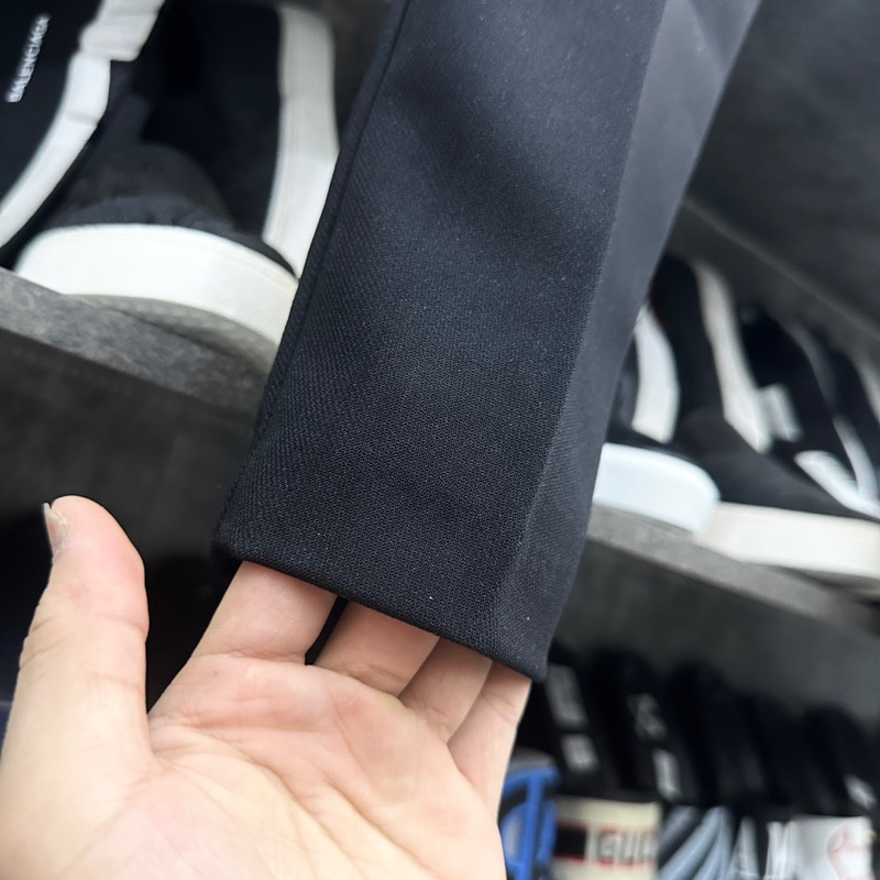 Quần âu nam Dsq2 khoá zip eo phối thêu chữ cạp chất vải tuyết mưa không nhăn cao cấp hot trend 2023