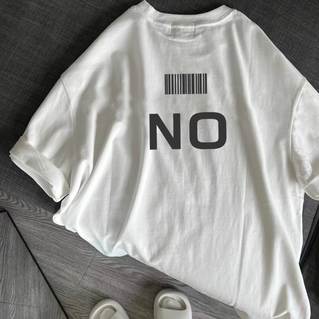 Áo phông Unisex YES NO form rộng, chất vải 100% cotton 2 chiều thoáng mát, siêu thoát mồi hôi