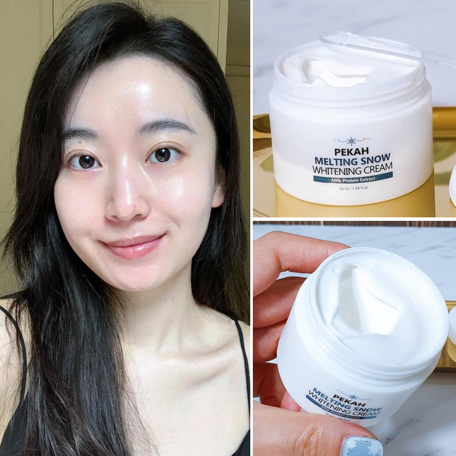 Kem Nâng Tone Dưỡng Trắng Da PEKAH Melting Snow Whitening Cream 50ml | BigBuy360 - bigbuy360.vn